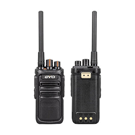 GYQ Q990 8 Ana Kanal Toplam 16 Kanal Siyah PMR El Telsizi Tekli 15Km Menzil Tekli