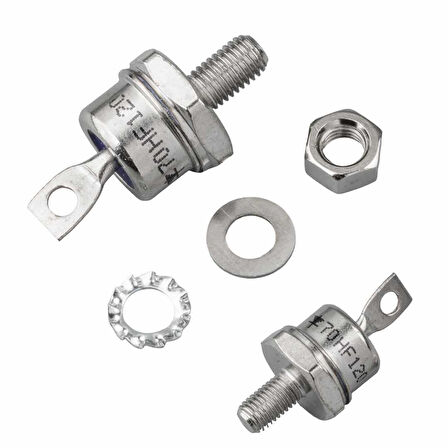 PowerMaster Spiral Diyot 70HF120 70A 1200V Metal Vidalı Diyot - Katot