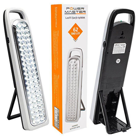 Powermaster Yajia YJ-6828A 62 Led'li Şarjlı Işıldak