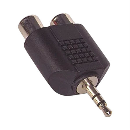 Powermaster 2 RCA Dişi-3.5 Mm Stereo Erkek Çevirici Jack