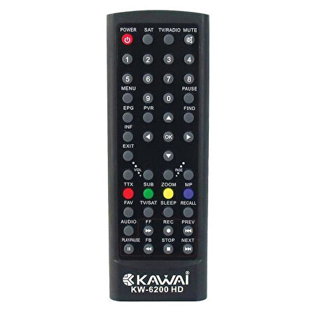 Kawai KW-6200 HD Uydu Alıcı Kumandası