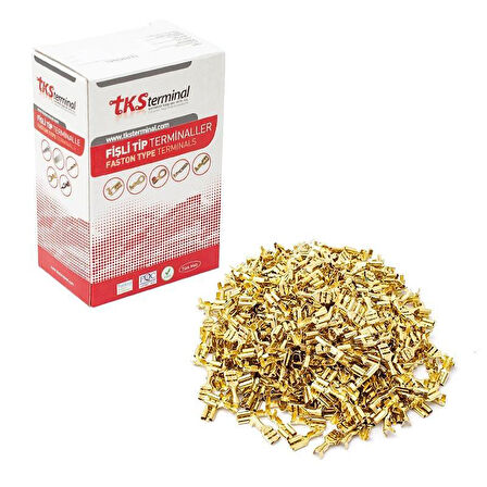 PowerMaster TKS-1D 6.3 Dişi Terminal Kablo Pabuç (300'lü Paket)