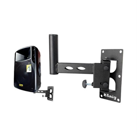 König K-201 Kabinli Hoparlör Askı Aparatı (30 Cm Hoparlör Sehpa)