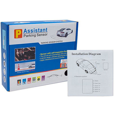 Powermaster Ekranlı Park Sensörü PM-3859