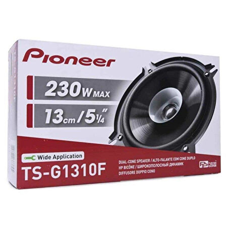Pioneer TS-G1310F 13 Cm Tweeter'sız 230 Watt Oto Hoparlör (2'li Takım)
