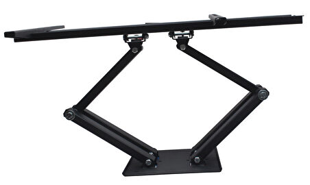 Powermaster PWR-H48 22''-55'' Çift Kollu Kilitli Hareketli Duvar Askı Aparatı