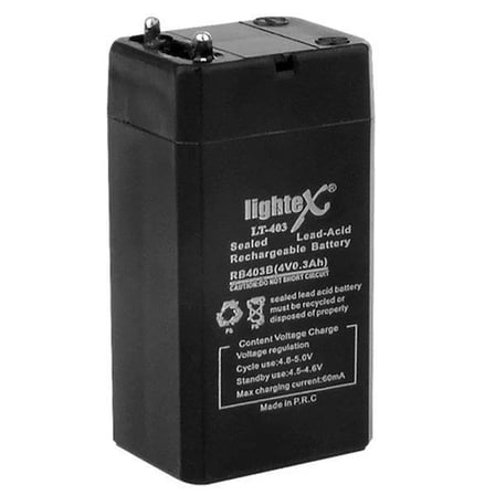 Lightex LT-403 4 Volt 0.3 Amper Akü