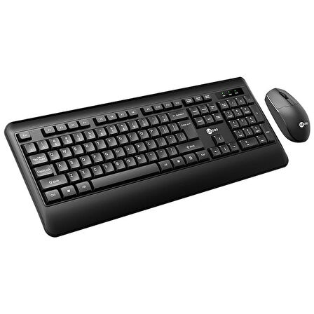 Lenovo Lecoo KW202 Kablosuz Q Klavye - Mouse Set Siyah