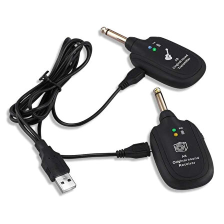 Magicvoice MV-19583 Uhf Gitar Tip Kablosuz Amfi Ve Enstrüman Kablosuz Mikrofonu