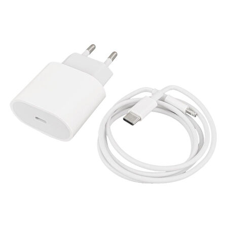 Weko WK-21443 PD-C 20 Watt Telefon Şarj Adaptörü + Type-C To Lightning Kablo