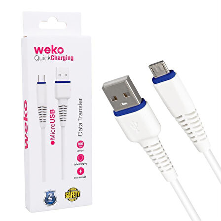 Weko WK-22020 USB To Micro USB Telefon Şarj Kablosu