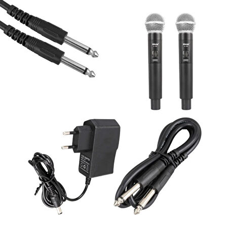 König K-990 UHF 2X100 Kanal 2 El Mikrofon Telsiz Mikrofon