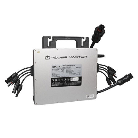 PowerMaster EM3000 3000 Watt Solar Micro Inverter AC220 Volt Trifaze Şebeke Bağlantılı MPPT İnvertör