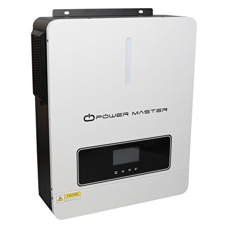 PowerMaster CP-EH62 48V 125A 6200W Off-Grid Hibrit Saf Sinüs Güç İnverteri (MPPT Solar + AC Şarj)