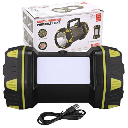 Powermaster Çok Fonksiyonlu 3in1 Taşınabilir Işıldak HC-262