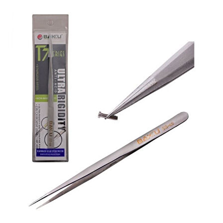 Baku BK-T7-SS-SA Düz Uç Cımbız