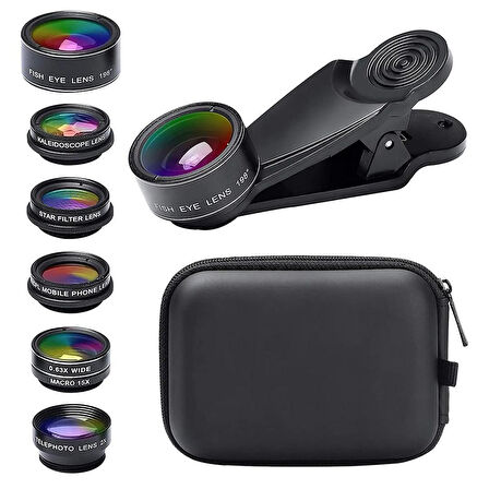 PowerMaster PM-25951 Telefon Kamera 6Lı Set Lens Kiti