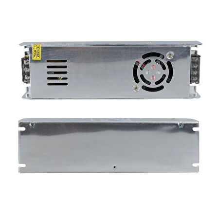 Ledx ALN-M1230S 12 Volt 30 Amper 360 Watt Fanlı Slim Metal Kasa Adaptör 225x65x38mm