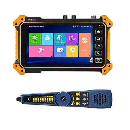 Novacom NVC-MFOV58 IP-HD-TVI-CVI-AHD-OPM-VFL Fiber CCTV Kamera Test Cihazı