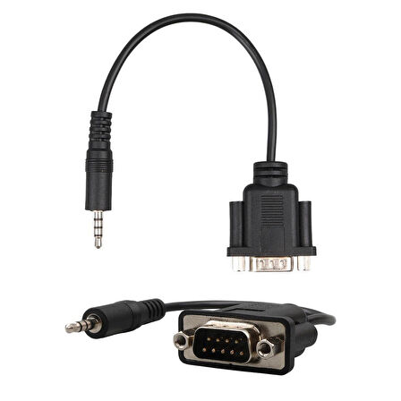Powermaster 9 Pin Rs232 Erkek - 3.5 Mm Stereo Erkek 3 Boğumlu Jack Kablo