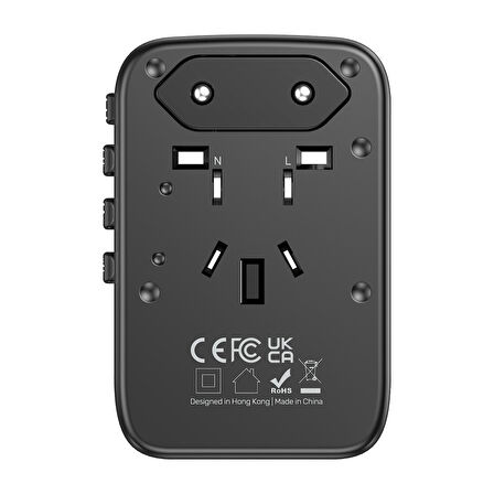 Unitek 65W Universal Travel Adaptör (P1122ABK01)