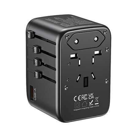 Unitek 65W Universal Travel Adaptör (P1122ABK01)