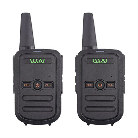 Wln KD-C51 16 Kanal 3-5 Km Siyah Kasa İkili Telsiz (Şarj Aleti Dahil)