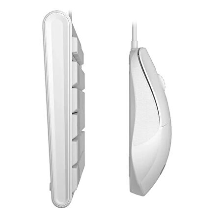 Lenovo Lecoo CM101 USB Kablolu Türkçe Q Klavye - Mouse Set Beyaz