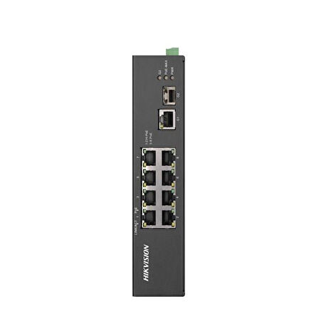HIKVISION 8port FULL PoE DS-3T0310HP 10/100 1X SFP Yönetilemez Switch (Adaptör Yok)