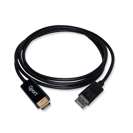 Qport Q-DPH 1,8m DP(E)=HDMI (E)çevirici kablo
