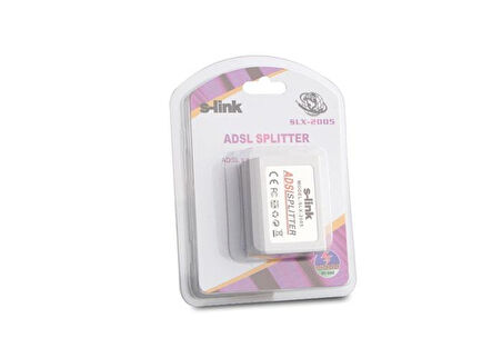 S-Link SLX-2005 ADSL filtreli ve kutulu splitter