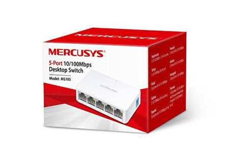 TP Mercusys MS105 5'li Masa üstü switch