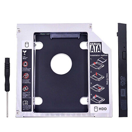 Qport Q-HDK12 SSD/HDD 12,7" Notebook kızak