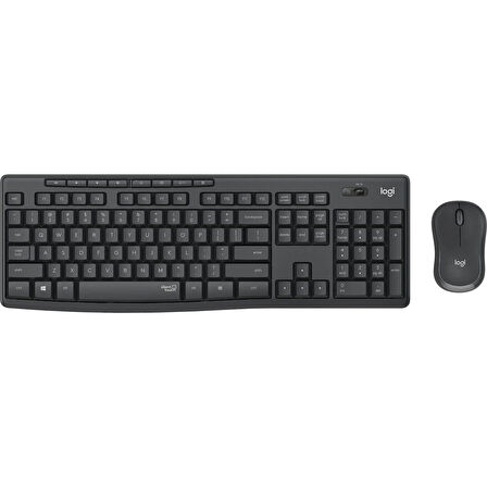 Logitech 920-009804 MK295 siyah kablosuz set