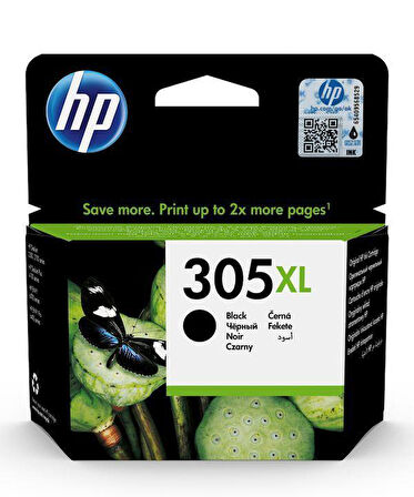 HP 3YM62AE (305XL) SİYAH MUREKKEP KARTUSU