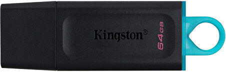 Kingston 64Gb Usb3.2 Bellek DTX/64GB Siyah-Mavi