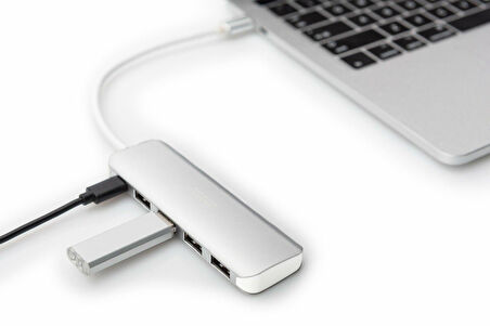 Digitus DA-70242-1 USB3.0 4'lü hub.Mac+Win