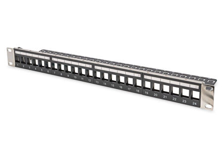 Digitus DN-91411-LF 24'lü 1U siyah boş patch panel