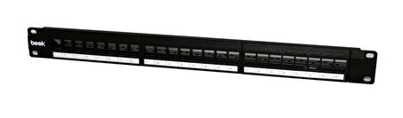 BeekBN-PP-M24S 24'lü Cat 6 Boş moduler patch panel