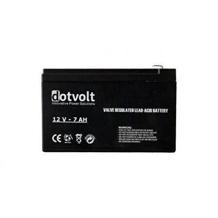 Dotvolt 12V 7Ah Ups Akü