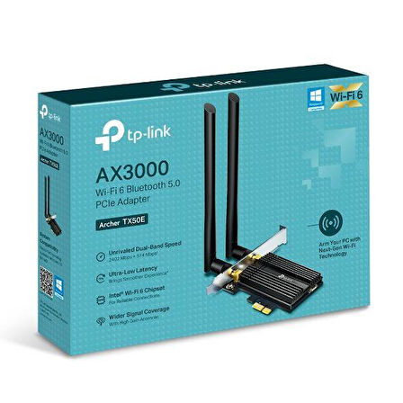 Tp-link Archer TX50E AX3000 bluetooth wi-fi 6 PCI