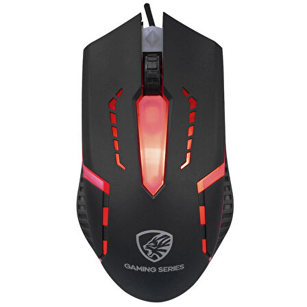 Hytech HYK-46 GAMY USB Q klavye-mouse kırmızı-