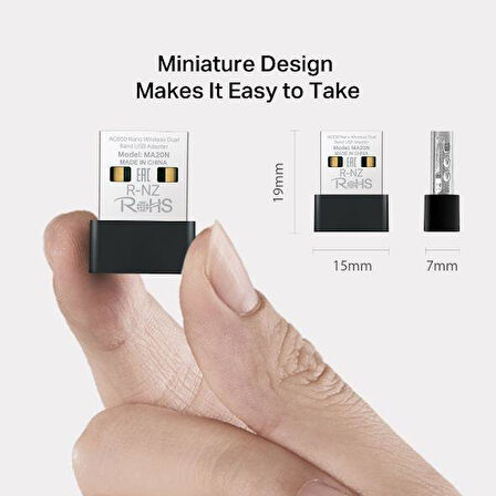 Tp Mercusys MA20N AC650 Nano wi-fi USB adaptör