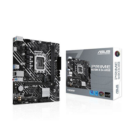 Asus Prime H610M-K Argb Ddr4 1700P Hdmi M2