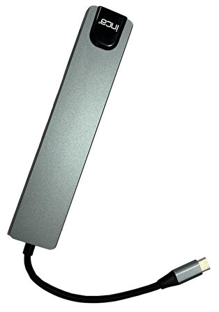Inca ITPC-7  8'li USB Tip-C aliminyum Hub