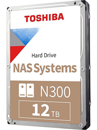 Toshiba N300 Serisi Nas Diski 12Tb (HDWG51CUZSVA)