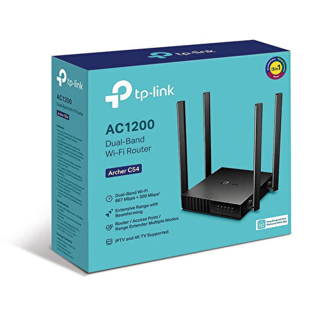 Tp-link Archer C54  AC1200 dual band router,867Mb