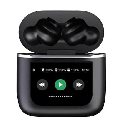 BİX X3 SOUNDCRAFT DOKUNMATİK DİJİTAL EKRAN Siyah ANC/ENC TWS Kulak İçi BLUETOOTH KULAKLIK