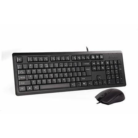 A4 TECH KR-9276 USB MULTİMEDYA SİYAH Q KLAVYE MOUSE