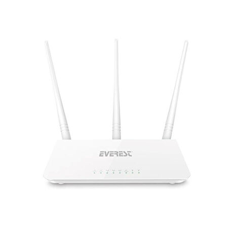 EVEREST WIRELESS N300 EWR-F303 300MBPS 4 PORT 3 ANTEN 2.4GHz INDOOR ROUTER